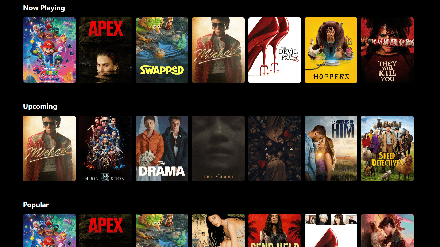 Netflix Clone screenshot 1